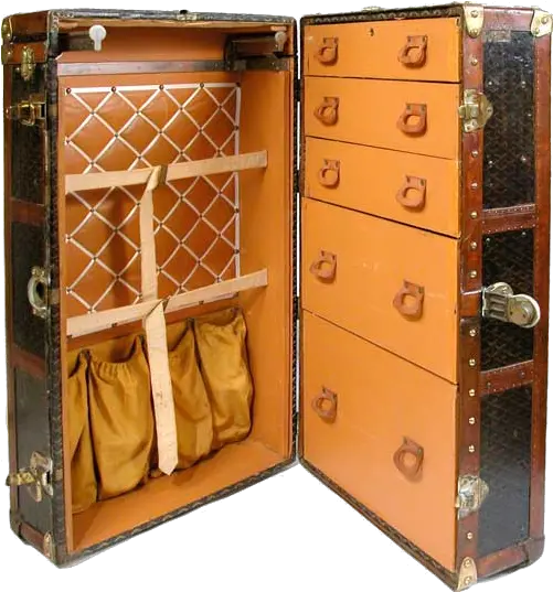  The Trunk Shop Nice Goyard Wardrobe Trunk Goyard Clothes Trunk Png Goyard Logo