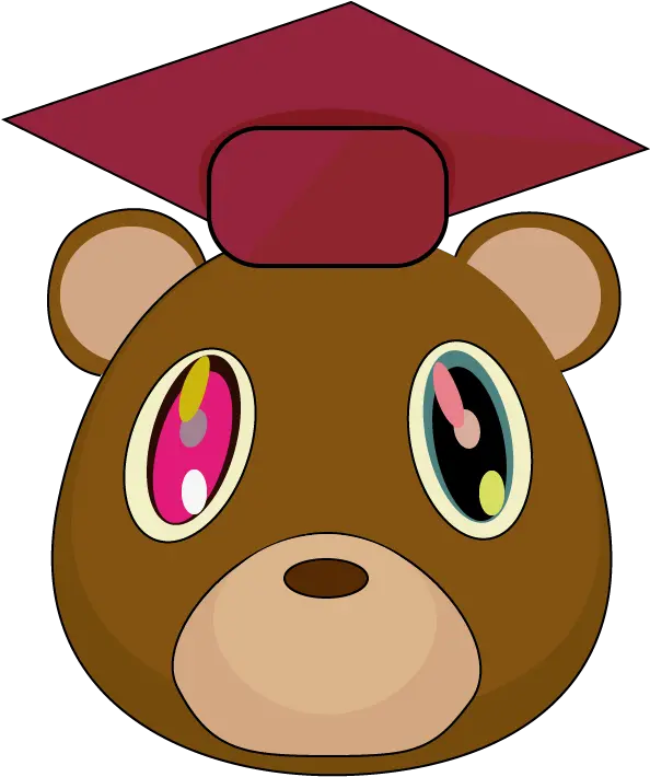  Download Hd Graduation Bear Kanye West Kanye Graduation Bear Hd Png Kanye West Transparent Background