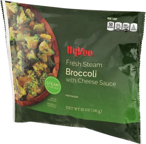  Hy Vee Steam Quick Broccoli With Cheese Sauce Hyvee Rotini Png Broccoli Transparent