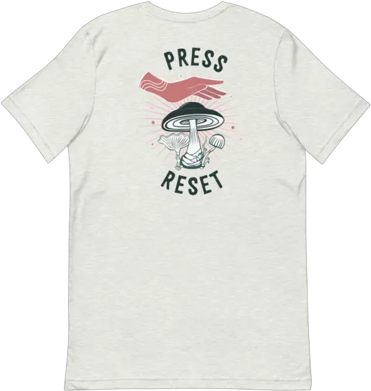  Press Reset Icon T Shirt U2013 The Flying Sage Short Sleeve Png Ash Icon