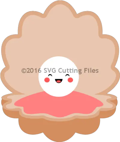  Kawaii Clam Pearl Full Size Png Download Seekpng Kawaii Clam Clam Png