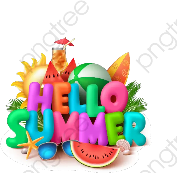  Hello Summer Clipart Transparent Cartoon Jingfm Clip Art Png Summer Clipart Png