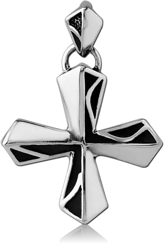  Surgical Steel Grade 316l Pendant Iron Cross Shining Locket Png Iron Cross Png