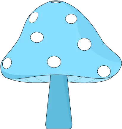  Mushrooms Clipart Image 2 Clipartix Blue Mushroom Clipart Png Mushroom Transparent