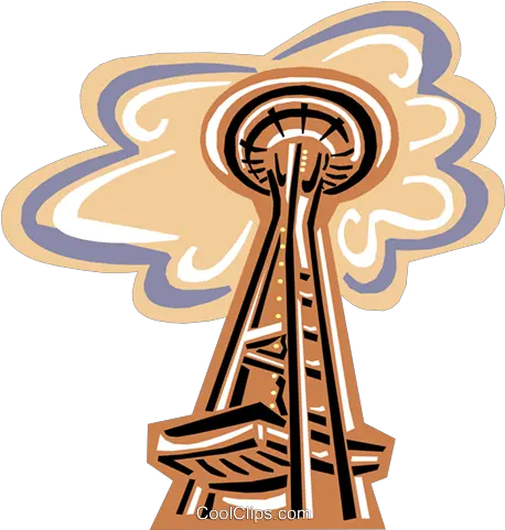  Seattle Space Needle Royalty Free Clip Art Png Space Needle Png