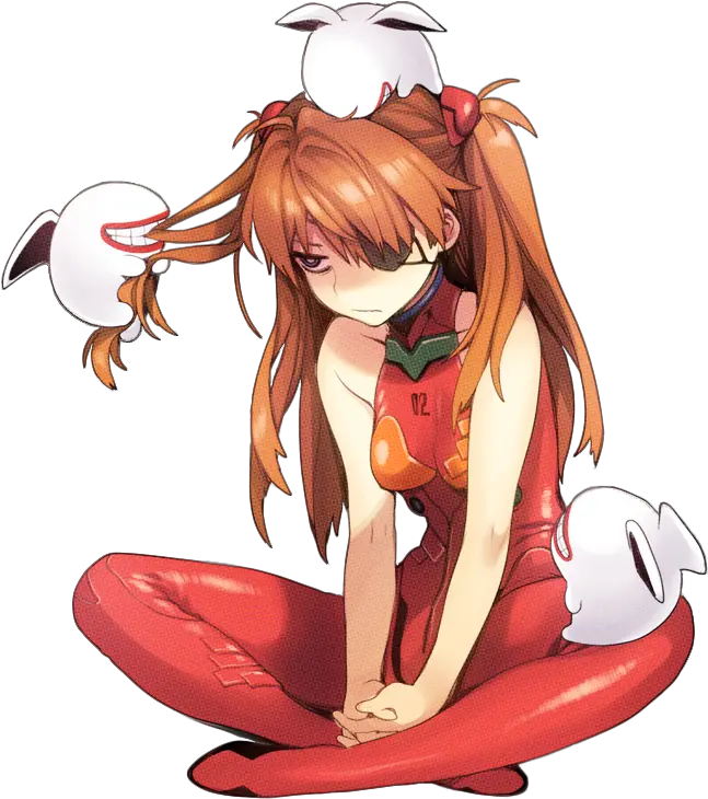  Asuka Chibi Mass Production Eva Transparent Png Asuka Langley End Of Evangelion Asuka Transparent