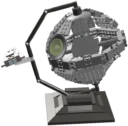  Lego Ideas Death Star Globe Satellite Png Death Star Transparent