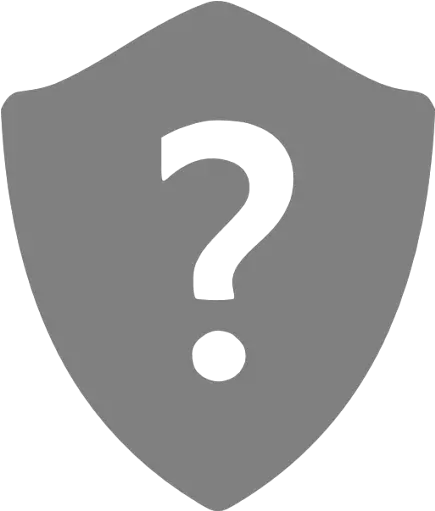  Gray Question Shield Icon Security Question Icon Png Question Circle Icon