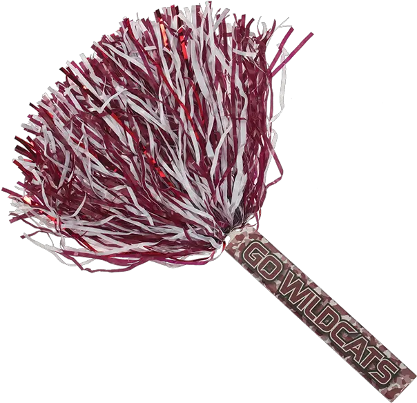  Download Hd Spirit Maroon And White Pom Poms Transparent Png