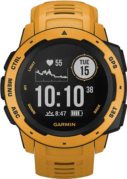  Live By Instinct Garmin Garmin Instinct Sunburst Vs Flame Red Png Sun Burst Png