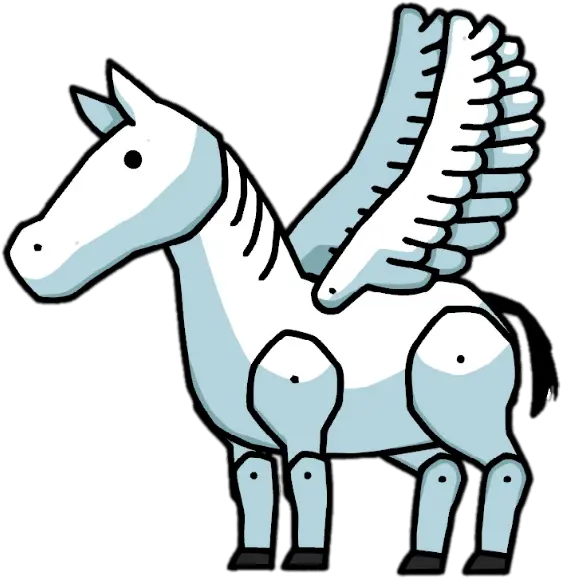  Scribblenauts Pegasus Transparent Png Stickpng Scribblenauts Horse Png Pegasus Png