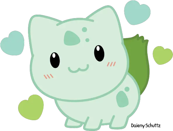  Pokemon Chibi Cute Transparent Png Cartoon Bulbasaur Transparent