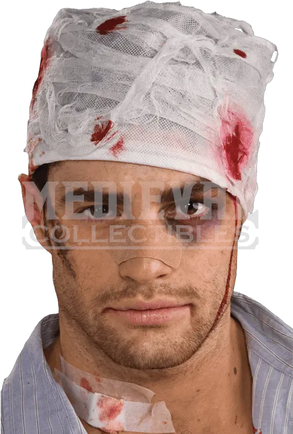  Download Hd Bloody Head Bandage Head Bandage Png Head Bandage Png Bandage Png