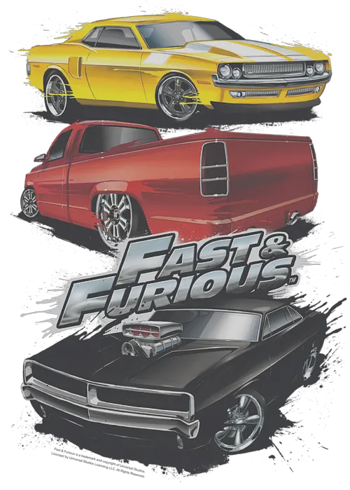  Fast And The Furious Muscle Car Splatter Tshirt Fast And Furious Art Png Fast And Furious Png