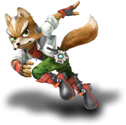  Fox Super Smash Bros Transparent Png Super Smash Bros Wii U Fox Super Smash Bros Transparent