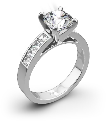  Channel Gold Diamond Ring Png Wedding Ring Transparent