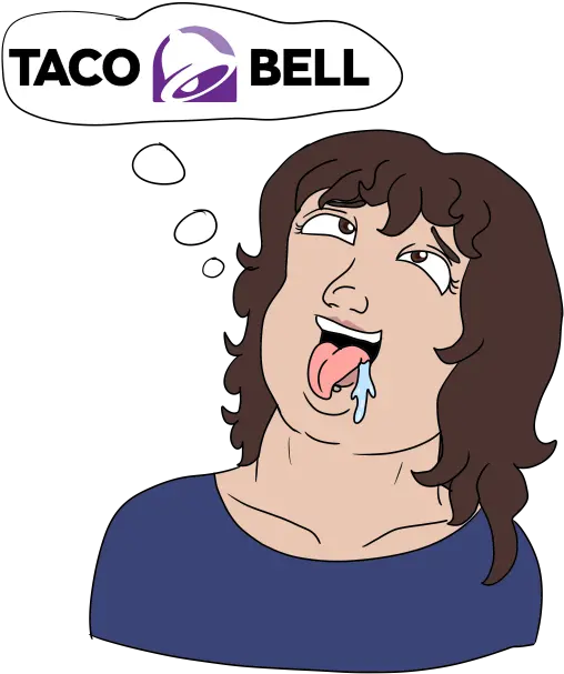  Taco Bell Ahegao Shitpost By Manda Tee Fur Affinity Cartoon Png Ahegao Transparent