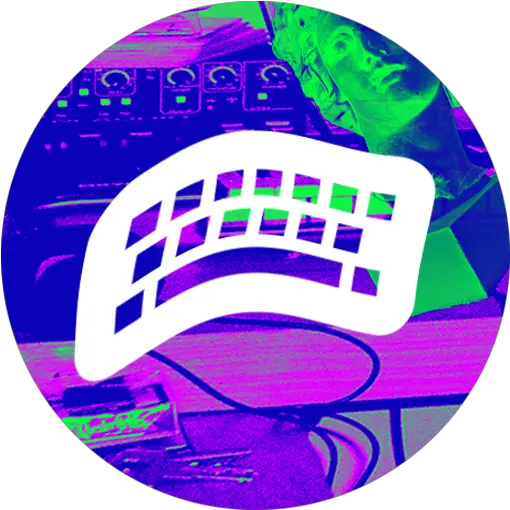  Vaporwave Keyboard Vaporwave Messenger Icon Png Vaporwave Logo