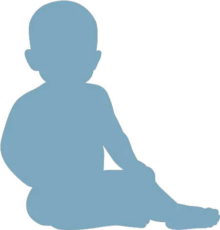  Child Sitting Silhouette Baby Vector Logo Png Child Silhouette Png