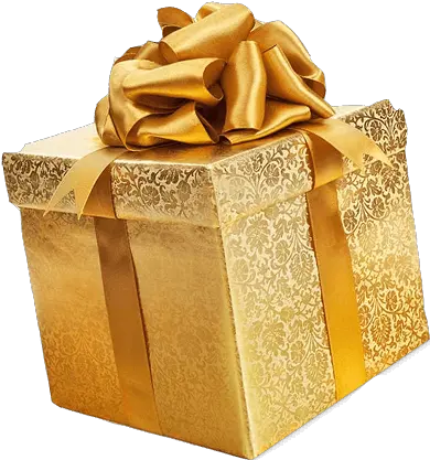  Today1580797132 Give Present Clipart Png Here Gold Christmas Gift Png Present Png