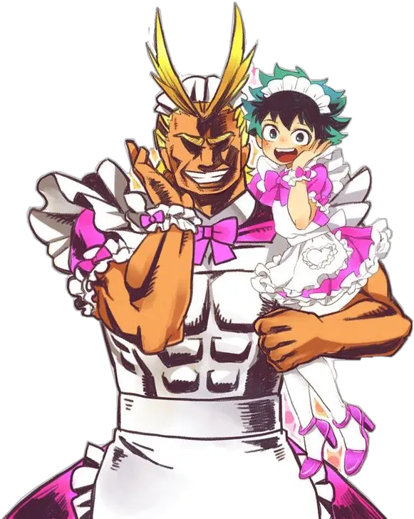  All Might And Deku Transparent Png Deku X All Might All Might Png