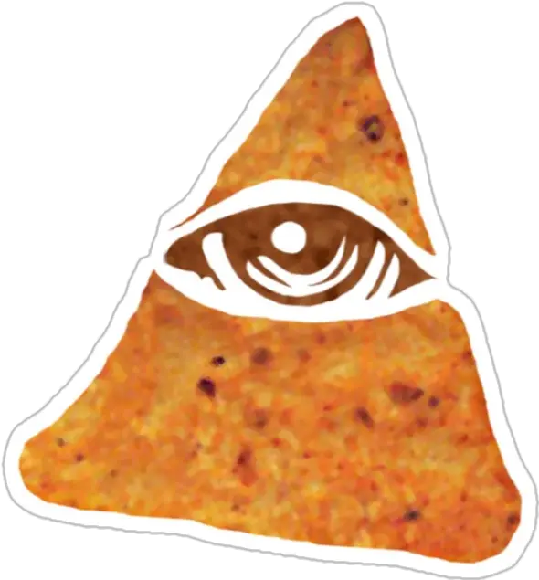  Doritos Iluminati Wtf Tumblr Sticker By Albert Dorito Chip Png Doritos Transparent Background