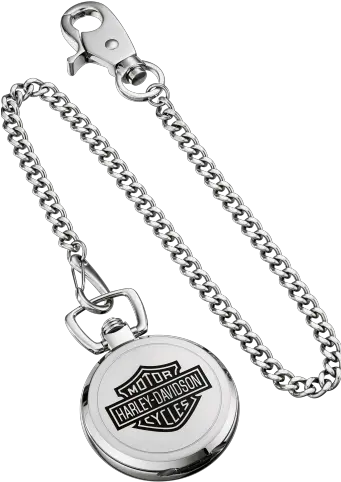  Harley Davidson Bulova Stainless Steel Harley Davidson Pocket Watch Png Harley Davidson Logo Black And White