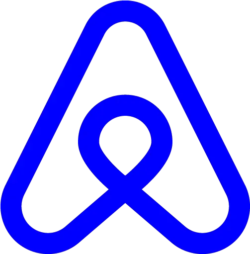  Blue Airbnb Icon Free Blue Site Logo Icons Icon Png Airbnb Png