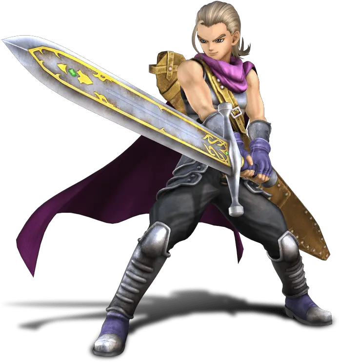  Dragon Quest Heroes Ii Dragon Quest 11 Hero Transparent Png Eso Red Sword And Bow On Icon