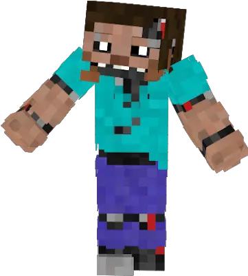  Fnaf Transparent Png Clipart Free Minecraft Robot Steve Skin Herobrine Png