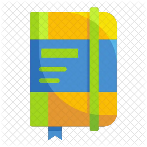  Notebook Icon Of Flat Style School Agenda Png Composition Notebook Png