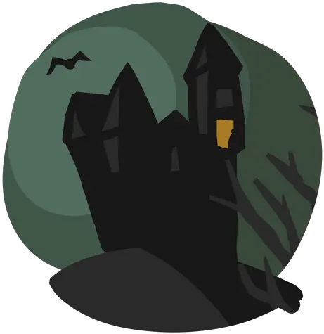  Creepy Old House Illustration Transparent Png U0026 Svg Vector Illustration Spooky Tree Png