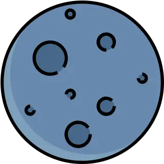  Crater Icon Myiconfinder Full Moon Icon Transparent Png Crater Png