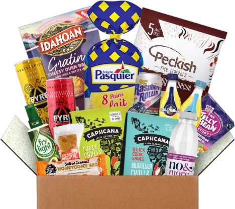  Degusta Box Your Monthly Surprise Food Food Surprise Box Png Transparent Box Png