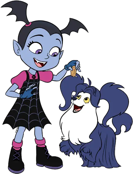  Vampirina Clip Art Vampirina And Wolfie Clipart Png Vampirina Png