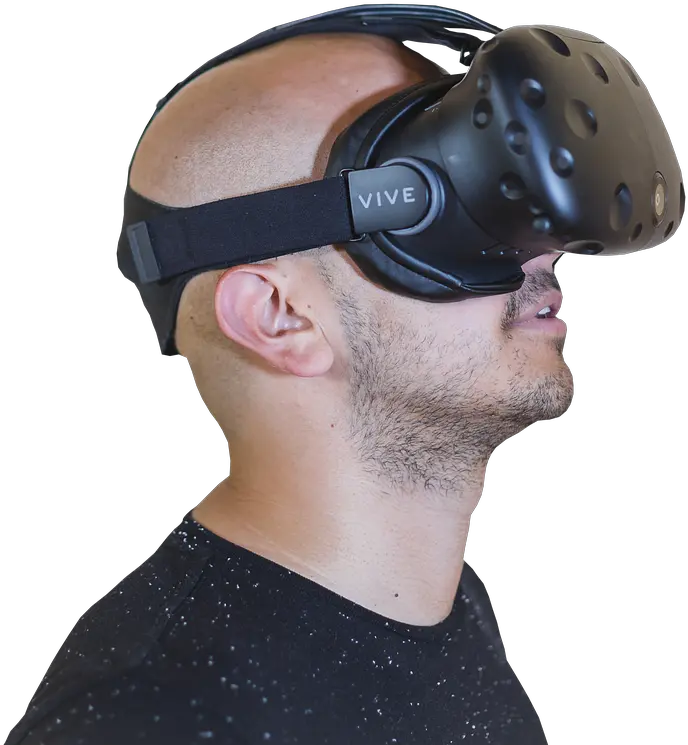  Vr Bald Guy Free Photo On Pixabay Guy With Vr Headset Png Vr Png