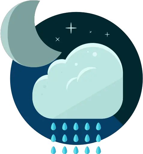  Rain Png Icon Night Rainy Weather Icon Rain Png Transparent