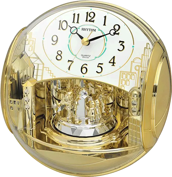  4sg764wr18 Rhythm Quartz Clock Png Www Png Com