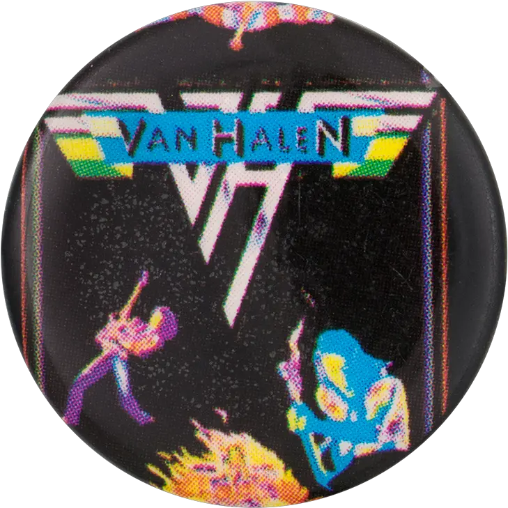  Van Halen Busy Beaver Button Museum Van Halen Black Light Poster Png Van Halen Logo Png