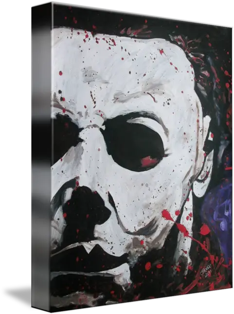  Michael Myers By Jeremy Moore Michael Myers Mask Simple Painting Png Michael Myers Mask Png