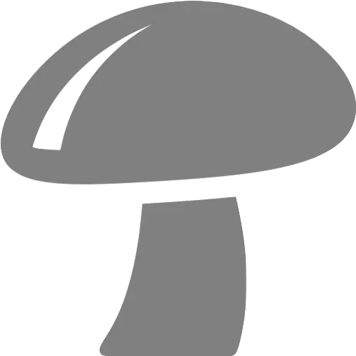  Gray Mushroom Icon Free Gray Food Icons Mashroom Icon Png Edible Icon