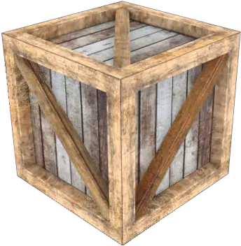  Download Crate Render Solid Png Crate Png