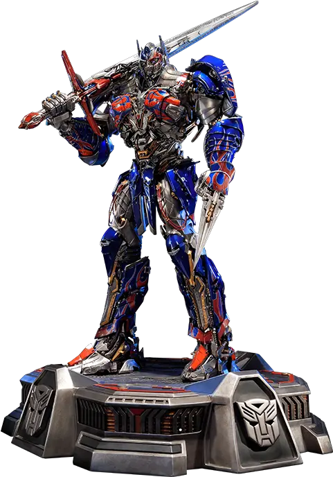  Transformers Optimus The Last Knight Statue Png Optimus Prime Transparent