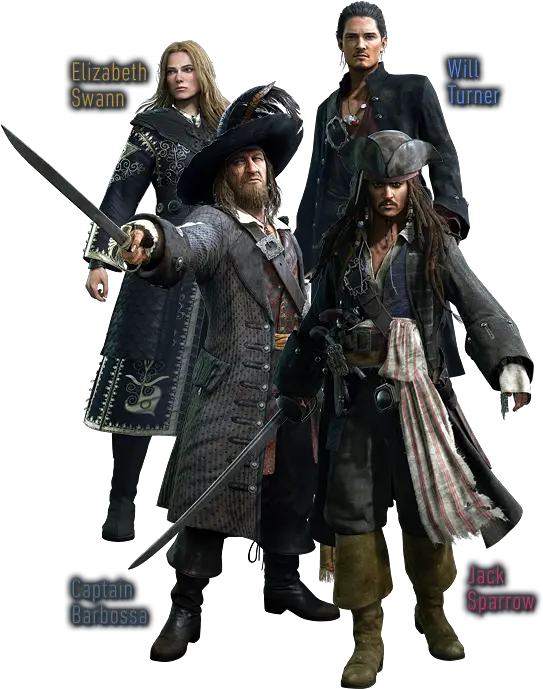  Pirates Of The Caribbean Characters Kingdom Hearts 3 Pirates Of The Caribbean Rendering Png Kingdom Hearts 3 Png