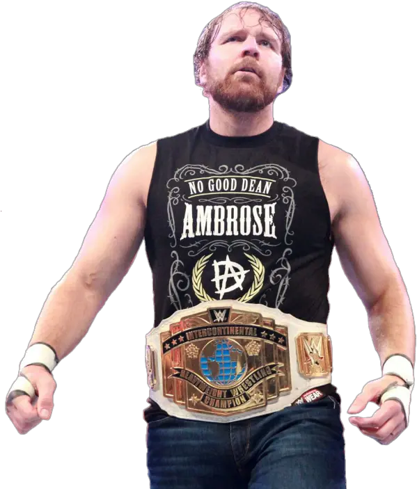  Download Roman Reigns Dean Ambrose Champs Dean Ambrose Dean Ambrose Intercontinental Championship Png Dean Ambrose Png