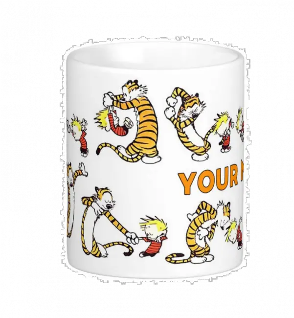  Personalized Calvin And Hobbes Plastic Kids Mug 11oz 1 Calvin And Hobbes Png Calvin And Hobbes Png