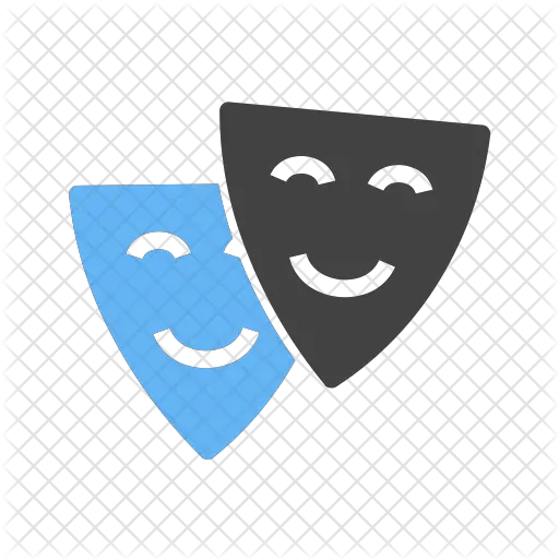  Theater Mask Icon Happy Png Drama Mask Png