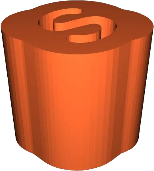  Skype Icon By Max Siebenschläfer Download Free Stl Model Cylinder Png Skype Yellow Icon