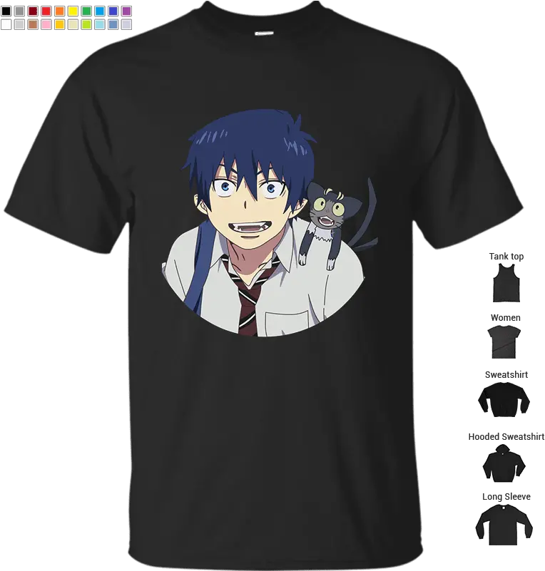  Blue Exorcist Tshirt Depeche Mode Boys Don T Cry Png Rin Okumura Transparent