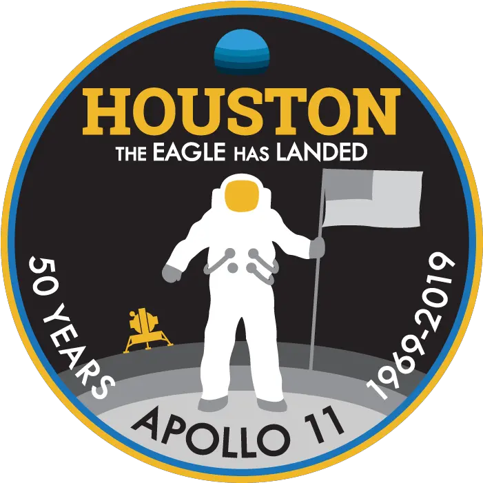  Apollo 11 Anniversary Patch Design Happy 50th Anniversary Apollo 11 Png Nasa Logo Transparent Background